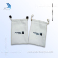 Wholesale recyclable and durable gym cotton drawstring bag